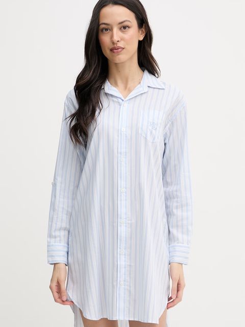 Lauren Ralph Lauren koszula nocna damska z bawełny - zdjęcie produktu nr 1