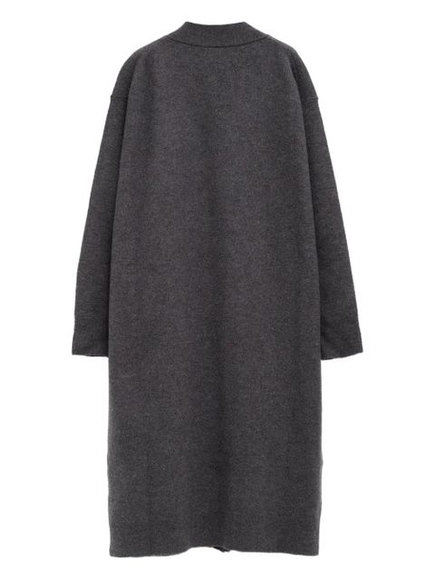 Jil Sander button patch-pocket long cardigan - Grey - zdjęcie produktu nr 2