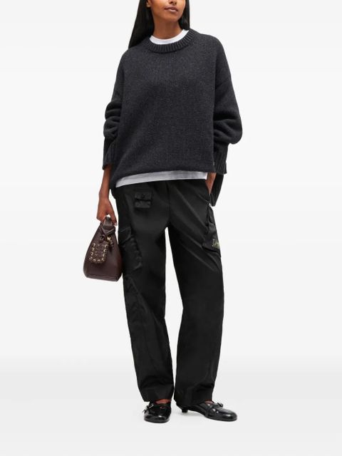 GANNI dropped-shoulders sweater - Grey - zdjęcie produktu nr 2