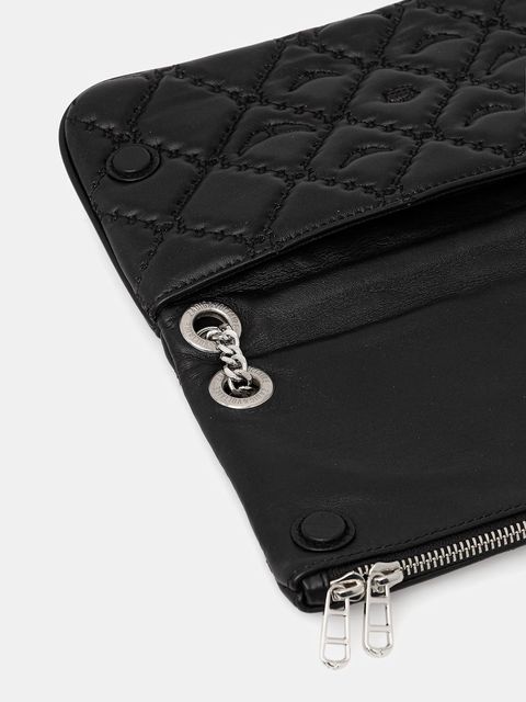 ZADIG&VOLTAIRE torebka skórzana kolor czarny LWBA04053