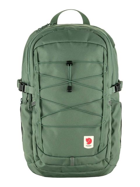 Fjallraven plecak Skule 28 kolor zielony duży gładki F23346.614 - zdjęcie produktu nr 1
