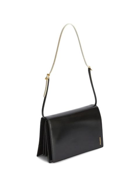 Jil Sander small File leather shoulder bag - Black - zdjęcie produktu nr 2