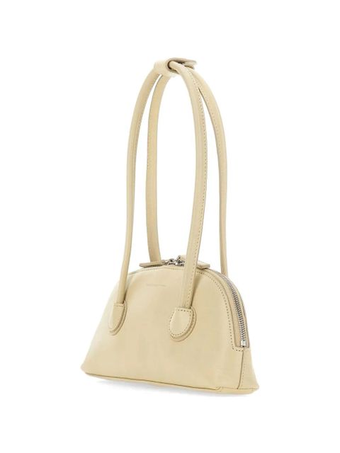 Marge Sherwood Bessette embossed logo half-moon shoulder bag - Yellow