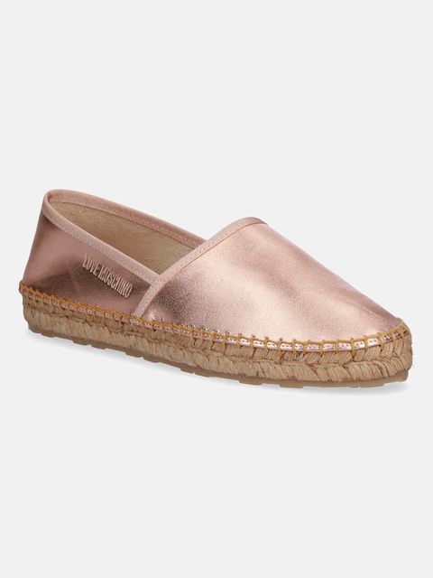 Love Moschino espadryle damskie skórzane - zdjęcie produktu nr 2