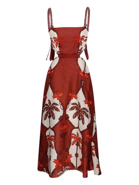 Johanna Ortiz printed maxi dress - Red - zdjęcie produktu nr 1