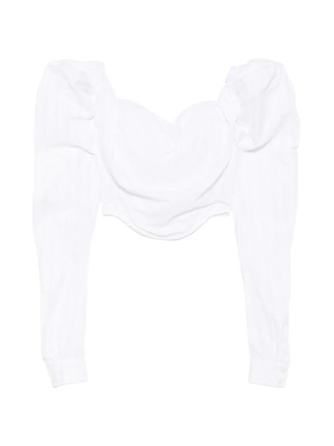 Vivienne Westwood Sunday puff-sleeve corset top - White - zdjęcie produktu nr 1
