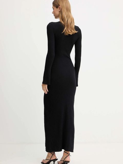 Bardot sukienka kolor czarny maxi rozkloszowana 59801DB - zdjęcie produktu nr 2