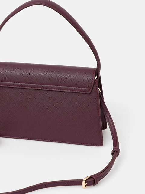 Just Cavalli torebka kolor bordowy 79RA4BB4 ZS766