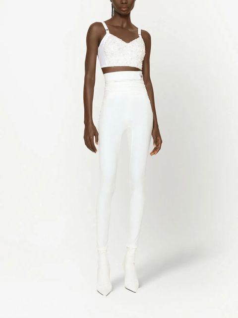 Dolce & Gabbana KIM DOLCE&GABBANA beaded corset top - White - zdjęcie produktu nr 2