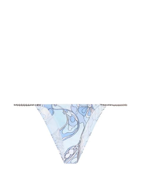 PUCCI Orchidee-print bikini bottoms - Blue - zdjęcie produktu nr 1