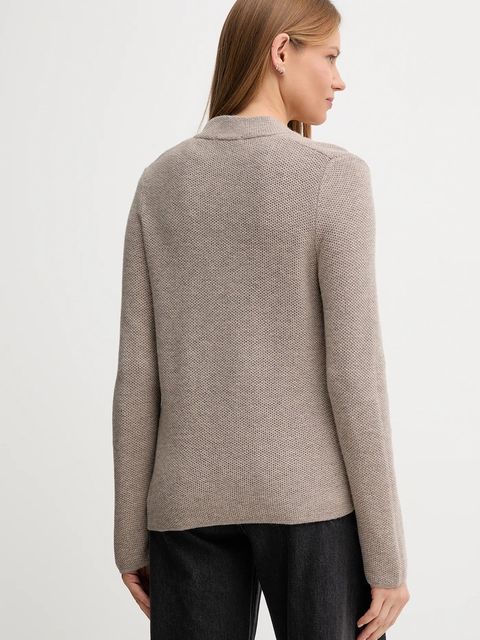 United Colors of Benetton kardigan z dodatkiem wełny kolor beżowy 1235D6934