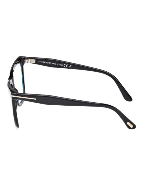 TOM FORD Eyewear cat-eye frame glasses - Black