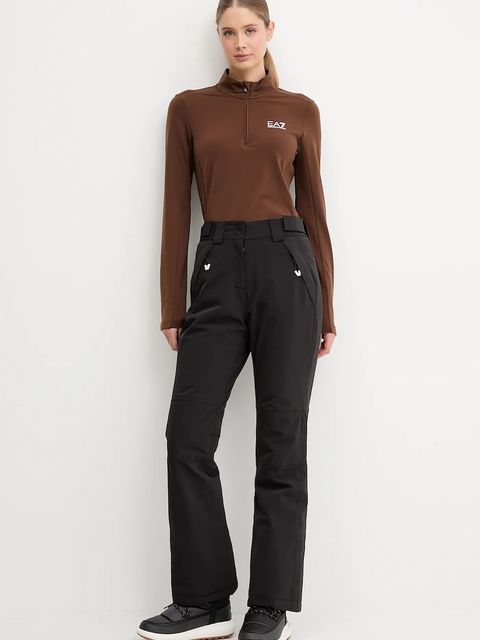 EA7 Emporio Armani bluza sportowa kolor brązowy z nadrukiem AF14634.7W000396 - zdjęcie produktu nr 2