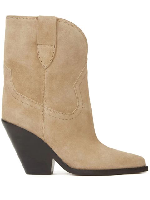 ISABEL MARANT 90mm Leyane boots - Brown