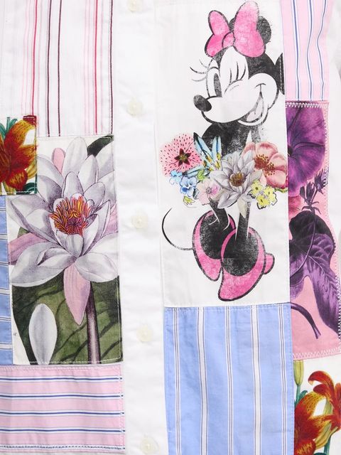 Desigual koszula bawełniana FLOWERS MINNIE