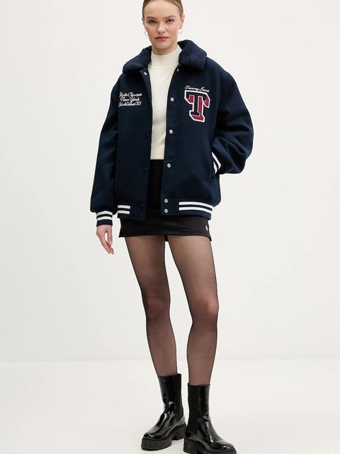 Tommy Jeans kurtka z dodatkiem wełny - zdjęcie produktu nr 2