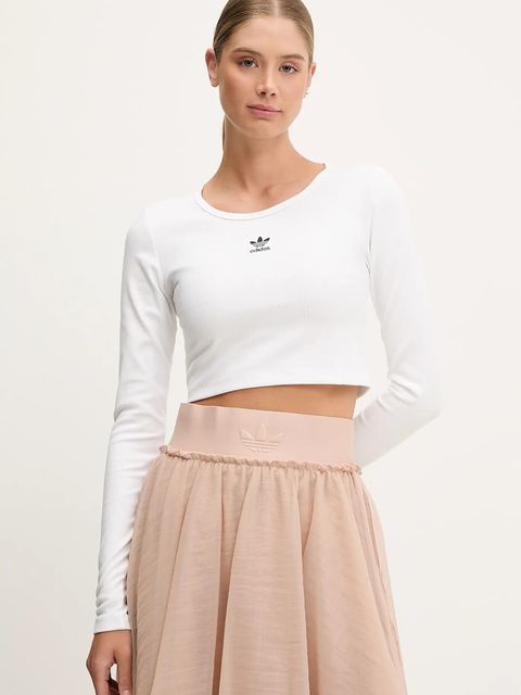 adidas Originals longsleeve Essential kolor biały JC9011 - zdjęcie produktu nr 1