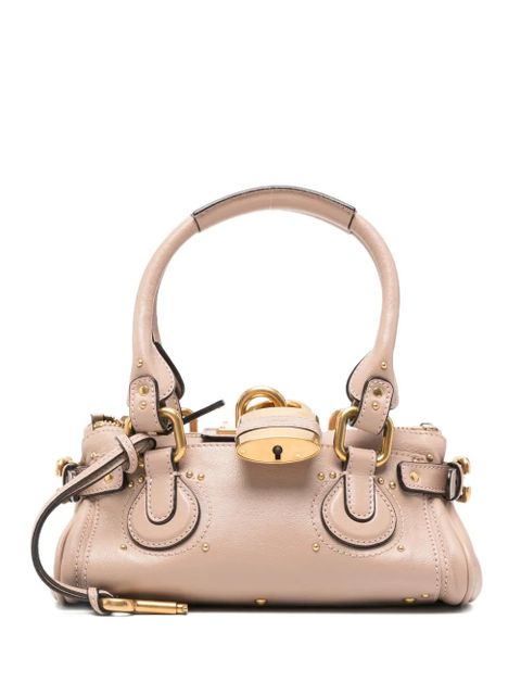 Chloé Paddington padlock studded tote bag - Neutrals - zdjęcie produktu nr 1