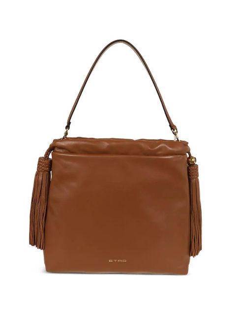 ETRO medium Kalispera tassel leather shoulder bag - Brown - zdjęcie produktu nr 1