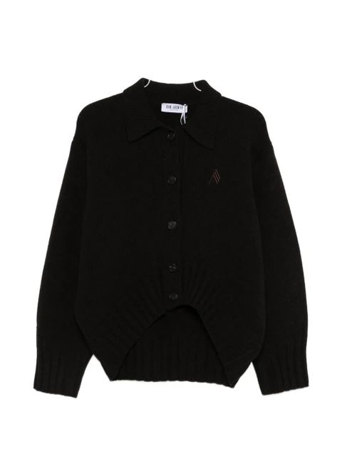 The Attico collared embroidered cardigan - Brown - zdjęcie produktu nr 1