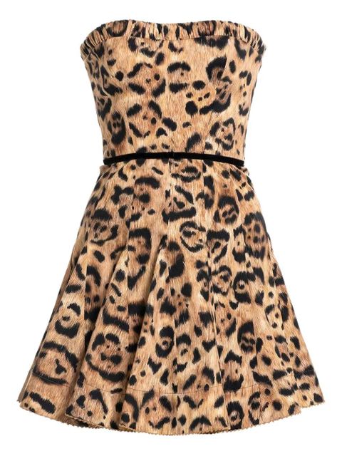 Agua By Agua Bendita Caudal Jaguar mini dress - Neutrals - zdjęcie produktu nr 1