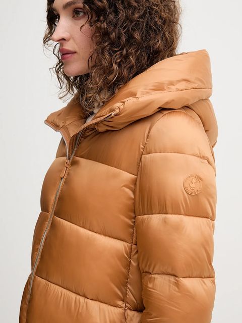 Save The Duck kurtka LYSA kolor brązowy zimowa D40279W.IRIS21