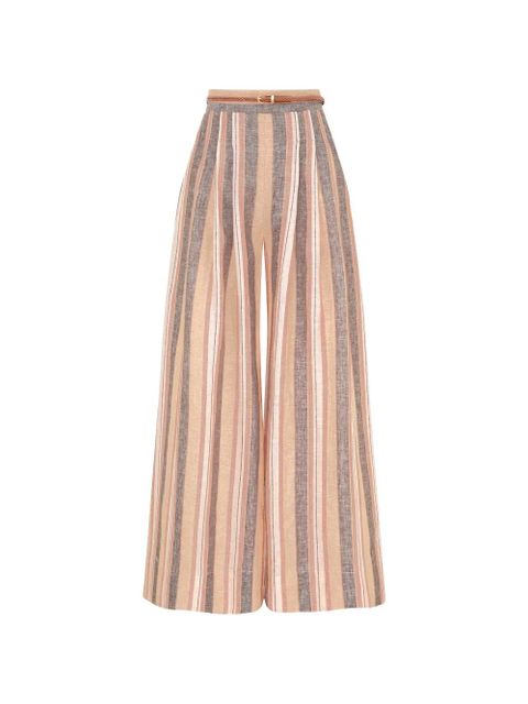 ZIMMERMANN Wanderlust striped trousers - Neutrals - zdjęcie produktu nr 1
