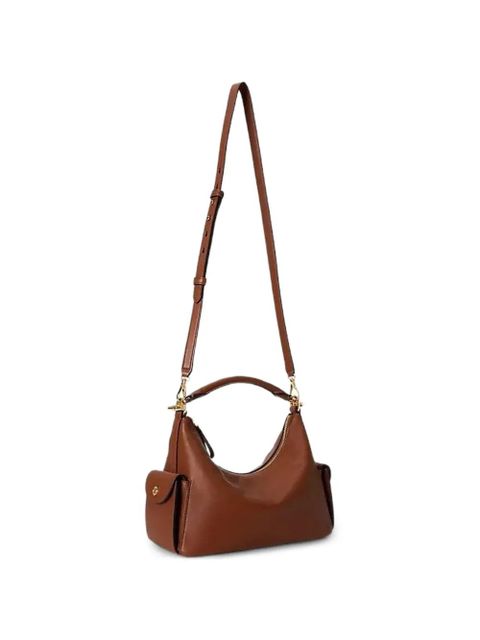 Lauren Ralph Lauren small Blaike flap-pocket zip tote bag - Brown - zdjęcie produktu nr 1
