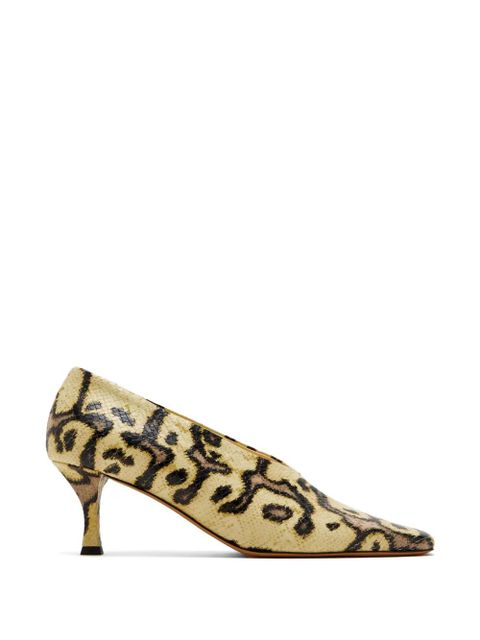 Proenza Schouler Trap animal-print pumps - Neutrals - zdjęcie produktu nr 1
