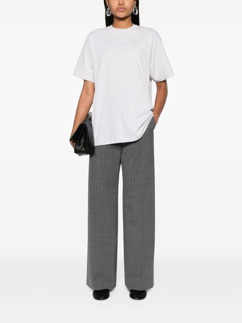 TOTEME mélange-effect T-shirt - Grey