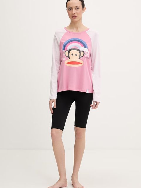 United Colors of Benetton longsleeve piżamowy damski z wiskozy - zdjęcie produktu nr 1