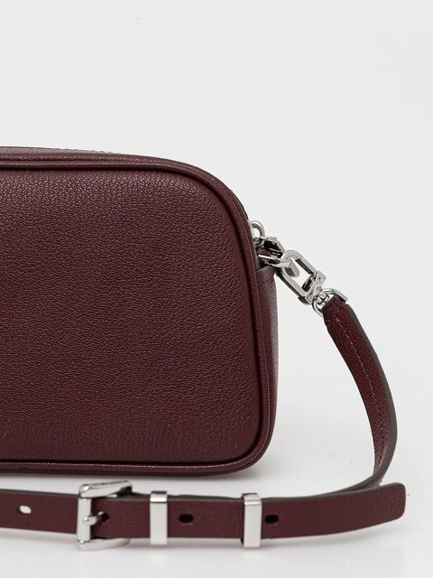 MICHAEL Michael Kors torebka skórzana kolor bordowy 32F5SJ6C5L