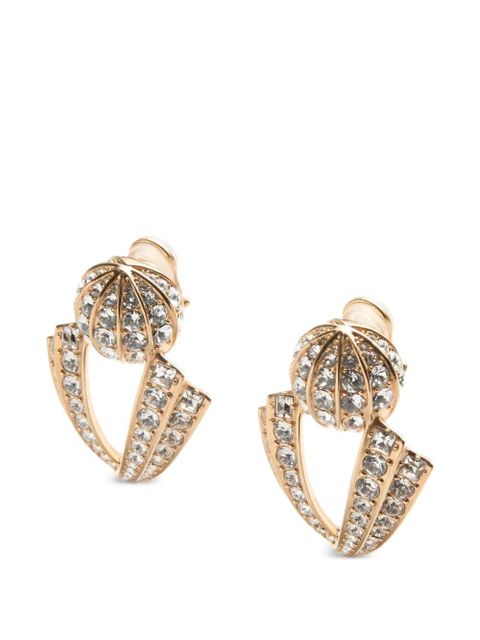 Valentino Garavani Poetique Des Gouttes metal and Swarovski® crystal earrings - Gold