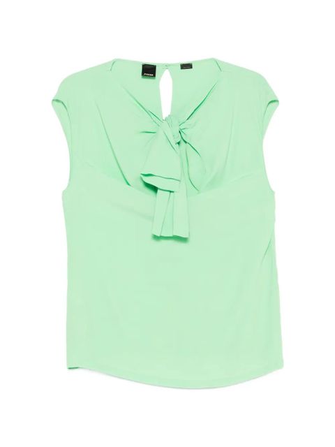 PINKO knot-detail blouse - Green - zdjęcie produktu nr 1
