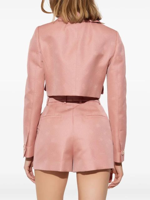 Dolce & Gabbana DNA monogram-jacquard jacket - Pink