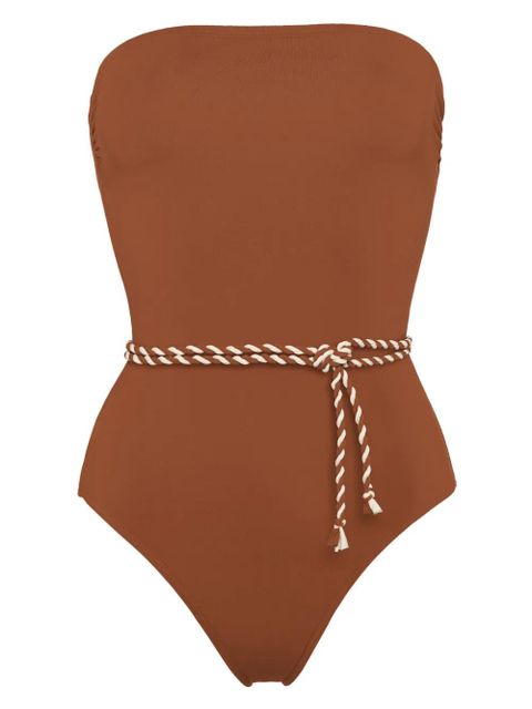 ERES Majorette strapless swimsuit - Brown