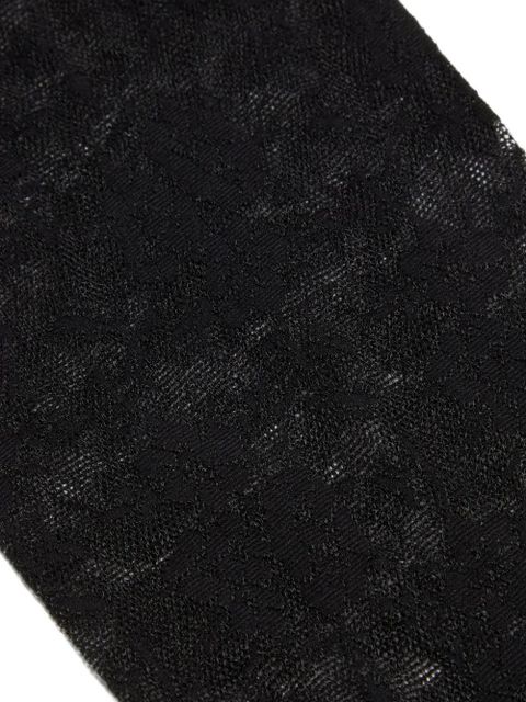 Valentino Garavani floral-lace tights - Black - zdjęcie produktu nr 2