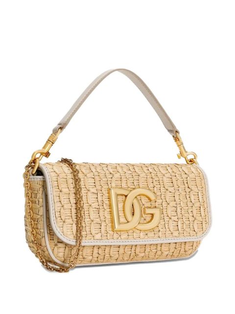 Dolce & Gabbana logo-embroidered tote bag - Neutrals