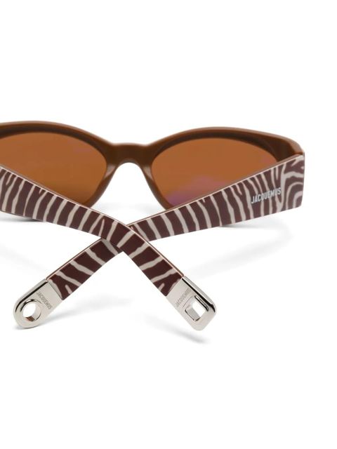 Jacquemus The Pilota sunglasses - Brown