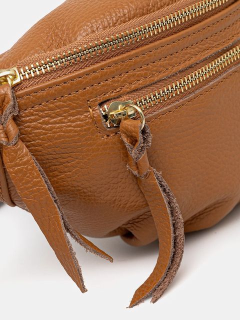 Answear.LAB nerka skórzana kolor brązowy