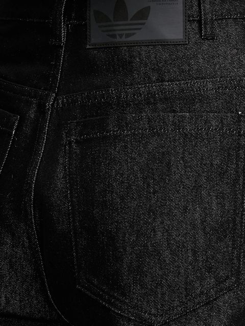 adidas Originals jeansy Baggy Shine Dnm damskie high waist KE9799