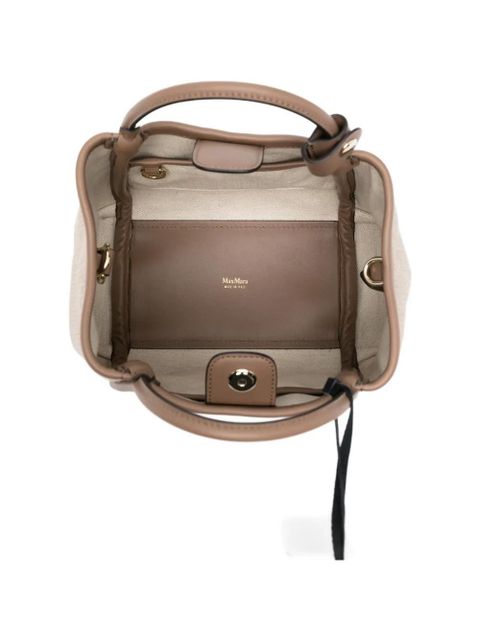 Max Mara logo-detail tote bag - Neutrals