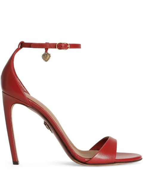 Dolce & Gabbana leather sandals - Red - zdjęcie produktu nr 1