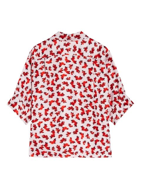 Jil Sander floral-print shirt - Red