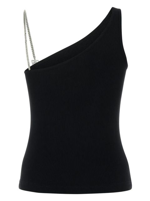 Givenchy 4G-plaque ribbed-knit tank top - Black