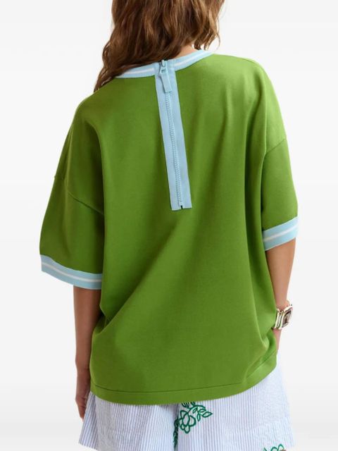 Essentiel Antwerp Jismart zip-fastening top - Green