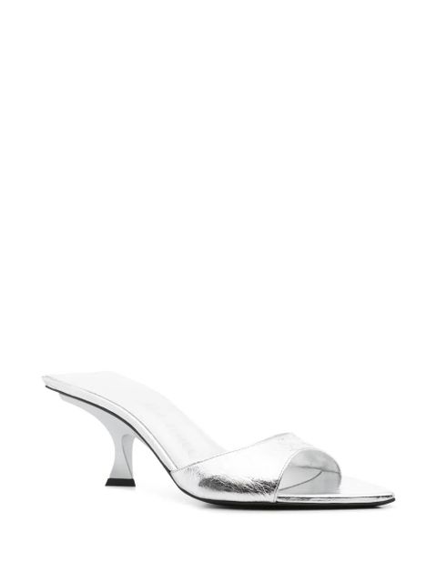 The Attico 70mm Bes mules - Silver - zdjęcie produktu nr 2