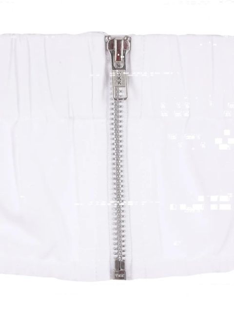 Simone Rocha bow-embellishment top - White