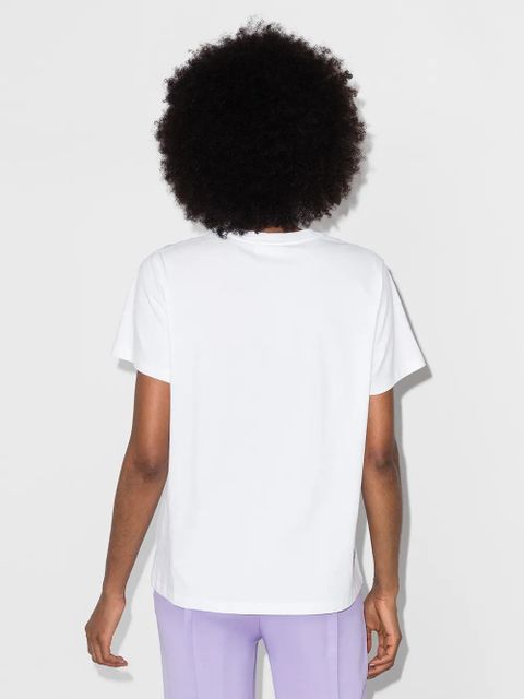 GANNI Rabbit logo T-shirt - White