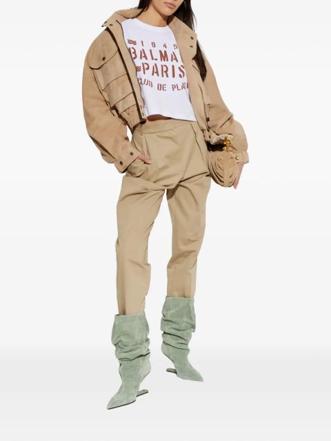 Balmain pleated-detail tailored trousers - Neutrals - zdjęcie produktu nr 2